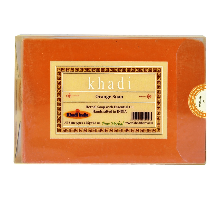 KHADI Натуральное очищающее мыло Апельсин – фото 1