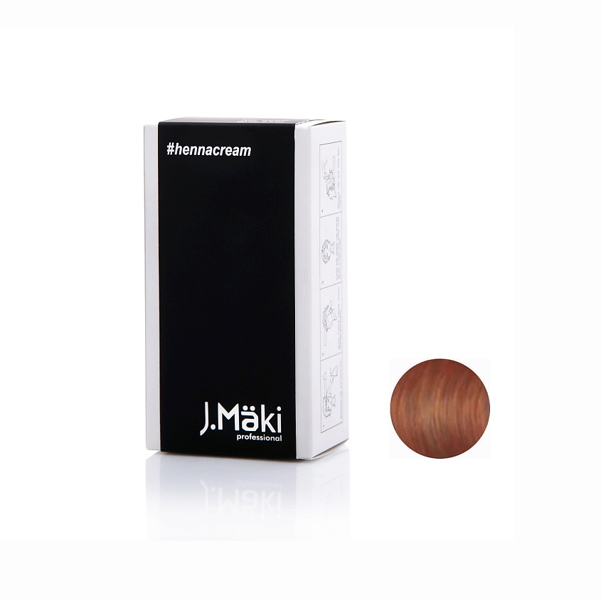 J.MÄKI PROFESSIONAL Жидкая хна для окрашивания волос Коричневый – фото 2
