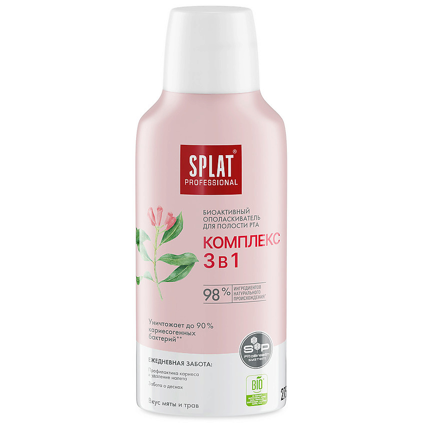 SPLAT Биоактивный ополаскиватель для полости рта серии Комплекс 3 в 1 Professional – фото 1