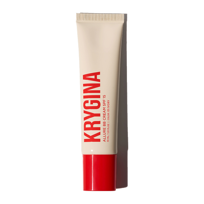 KRYGINA COSMETICS BB-крем для лица ALLURE BB CREAM SPF15, цвет: IVORY, 30 мл – фото 1