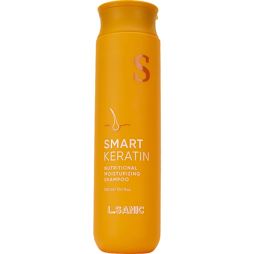 LSANIC Питательный восстанавливающий шампунь с кератином Smart Keratin – фото 2