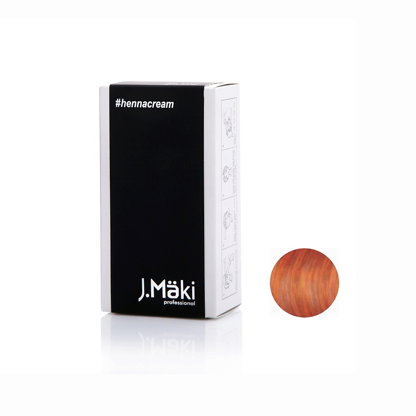 J.MÄKI PROFESSIONAL Жидкая хна для окрашивания волос Лесной орех – фото 2