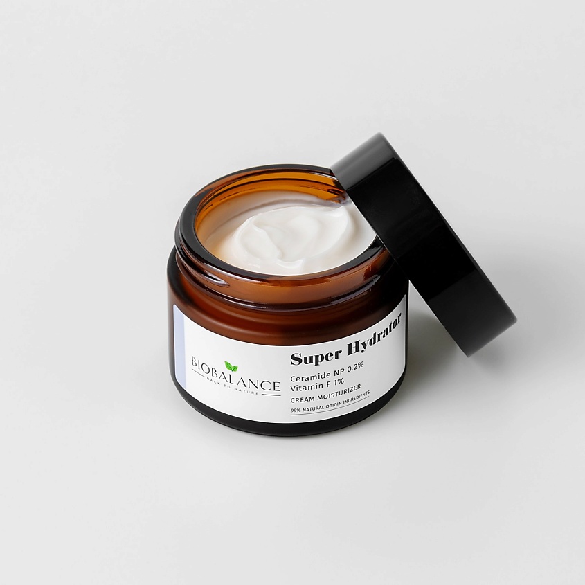 BIOBALANCE Крем увлажняющий с церамидами SUPER HYDRATOR CERAMIDE NP 0,2% + VITAMIN F 1% CREAM – фото 1