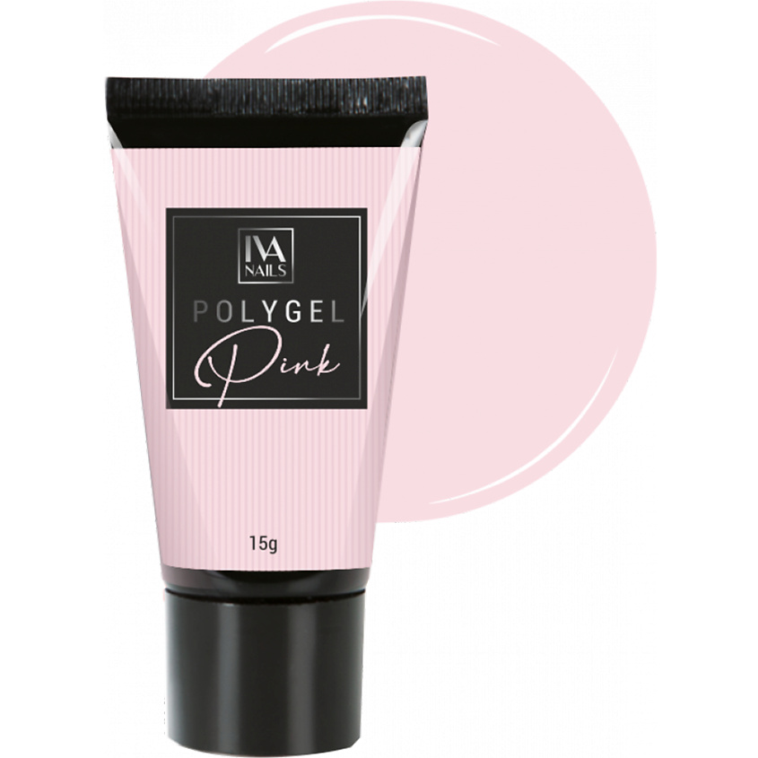 IVA NAILS Полигель для моделирования и укрепления ногтей Polygel Pink – фото 2