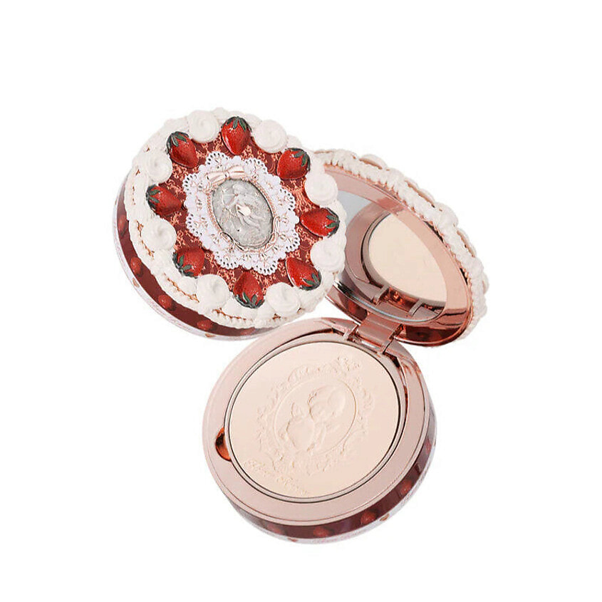 FLOWER KNOWS Компактная пудра Strawberry Cupid Collection Pressed Powder, 02 Ivory Beige – фото 1