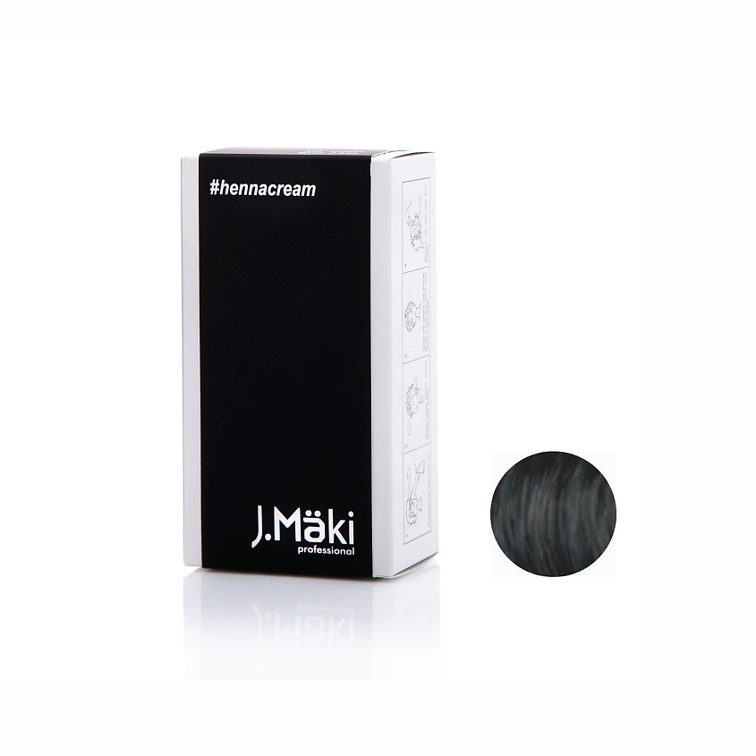 J.MÄKI PROFESSIONAL Жидкая хна для окрашивания волос Черный – фото 2