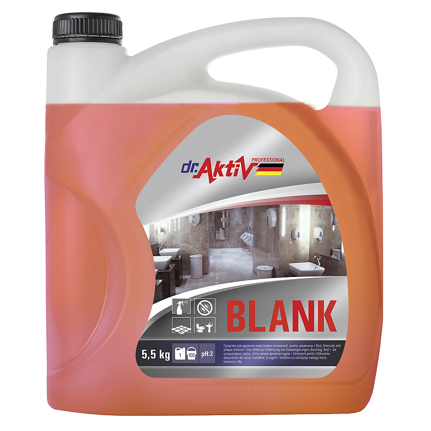 DR.AKTIV PROFESSIONAL Средство от известкового налета и ржавчины BLANK – фото 2