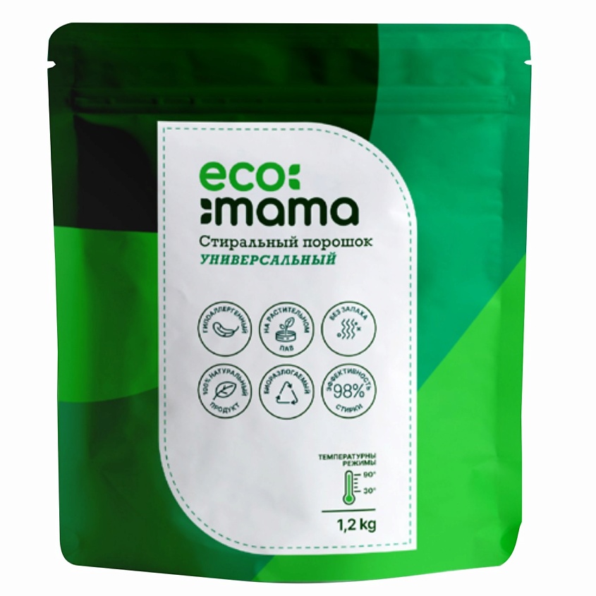 ECO MAMA Стиральный порошок универсальный – фото 1