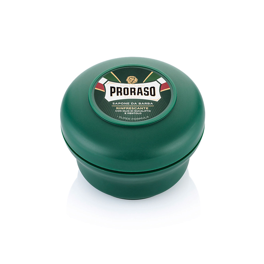 PRORASO Мыло для бритья освежающее с маслом эвкалипта и ментолом – фото 2