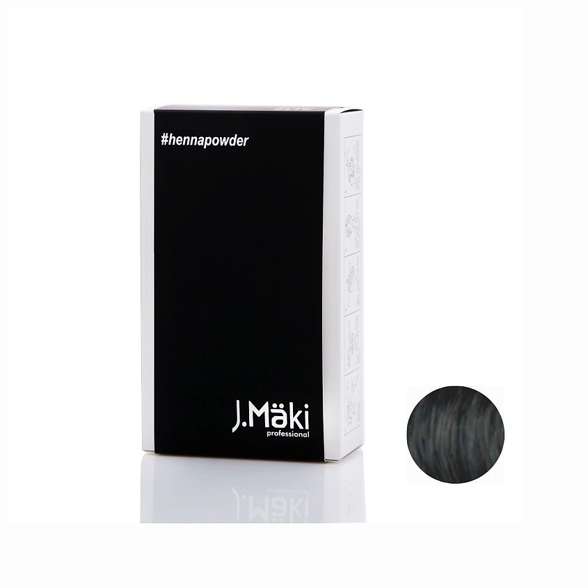 J.MÄKI PROFESSIONAL Хна порошок Черный – фото 2