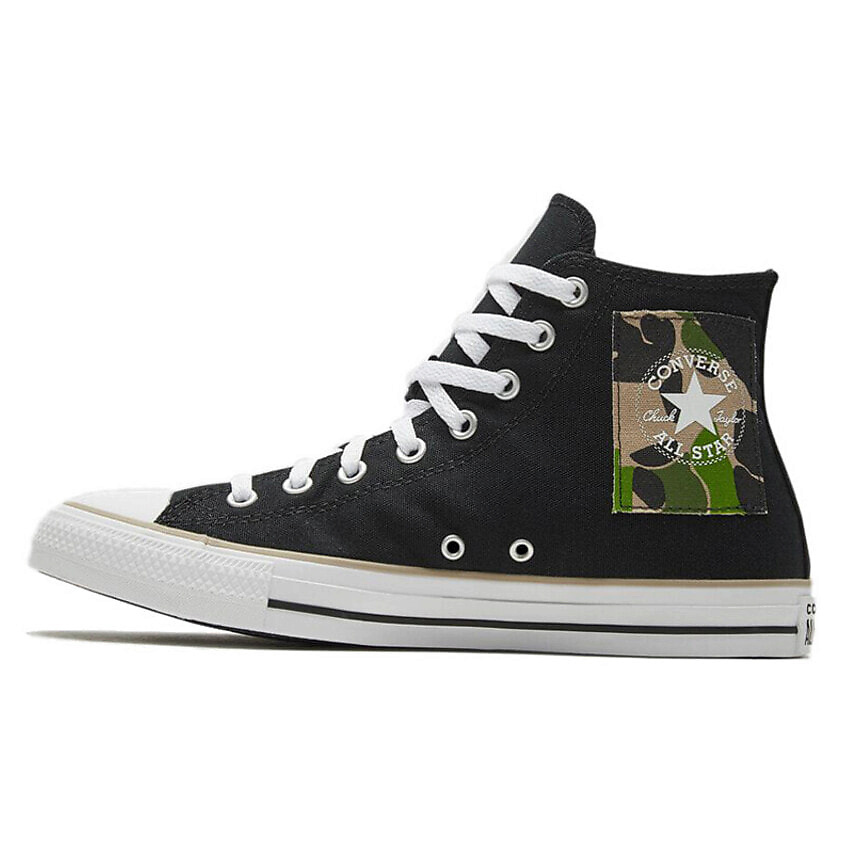 CONVERSE Кроссовки Chuck Taylor All Star Black White Camo Patch – фото 1