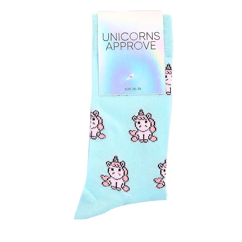 UNICORNS APPROVE Носки женские, модель: MAGGIE, цвет: голубой – фото 2