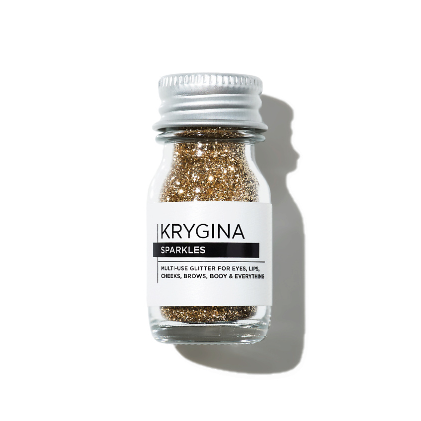 KRYGINA COSMETICS Глиттер для лица и глаз, блёстки для макияжа Sparkles, цвет: Sand – фото 1