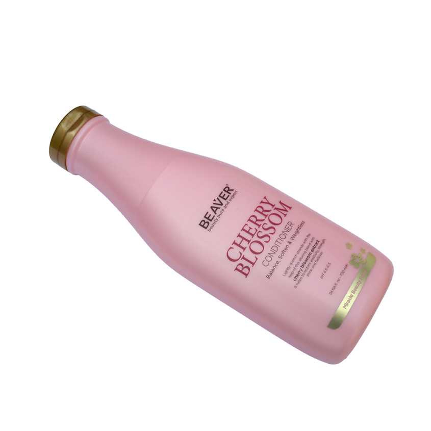 BEAVER Кондиционер для волос тонких, склонных к жирности Cherry Blossom Conditioner, экстракт Вишни, 730 мл – фото 2