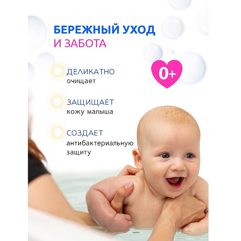 ДИТАЛИР Мягкая гель-пена для купания детская 0+ BABYLAND – фото 6
