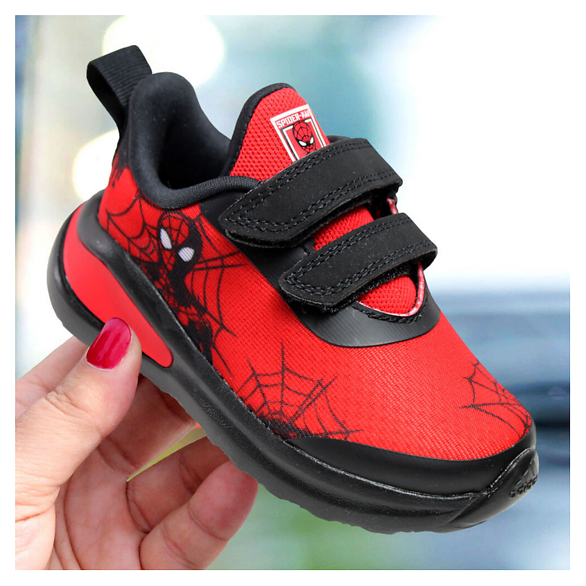 ADIDAS Кроссовки детские для активного отдыха FortaRun Spider-Man GZ0653 – фото 7