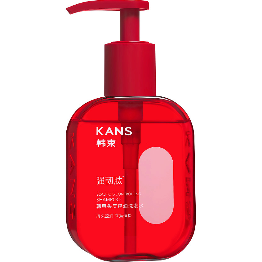 KANS Шампунь для жирной кожи головы и волос с anti-age пептидами Scalp Oil-Controlling Shampoo – фото 9