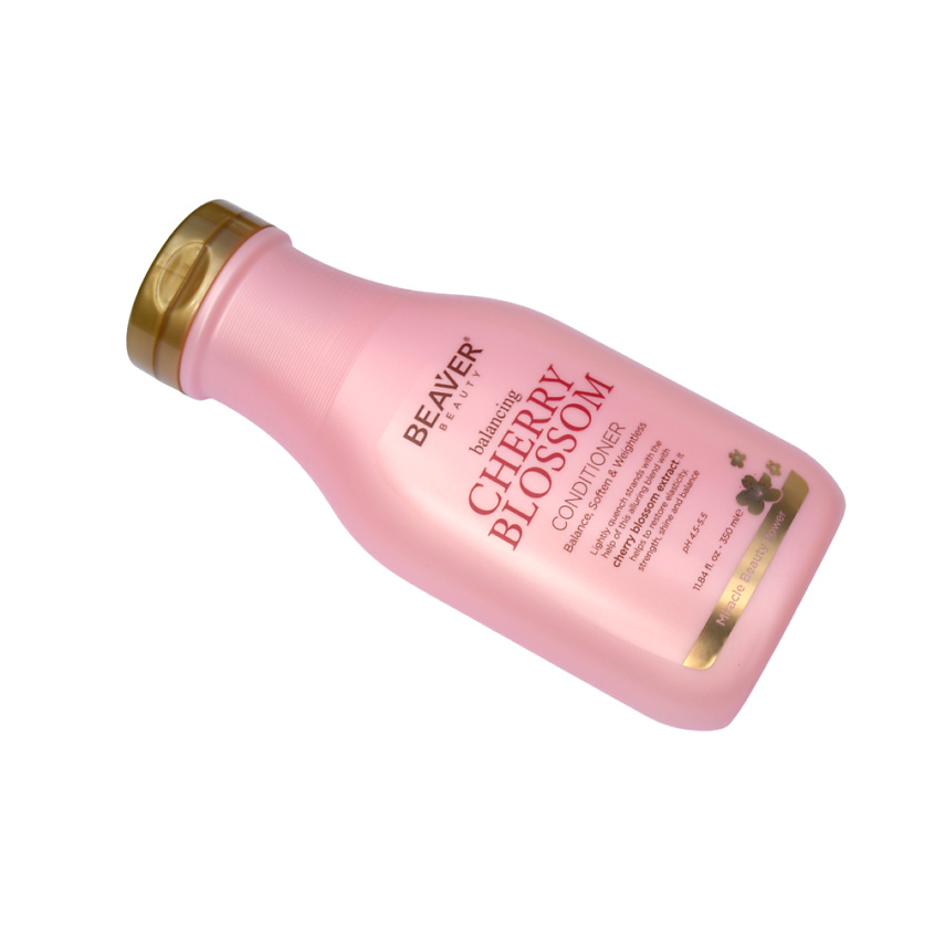 BEAVER Кондиционер для волос тонких, склонных к жирности Cherry Blossom Conditioner, экстракт Вишни, 350 мл – фото 2
