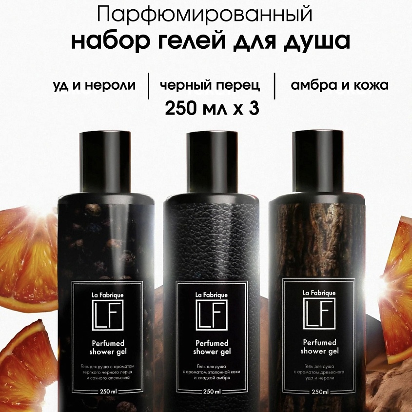LA FABRIQUE Набор парфюмированных гелей для душа – фото 5