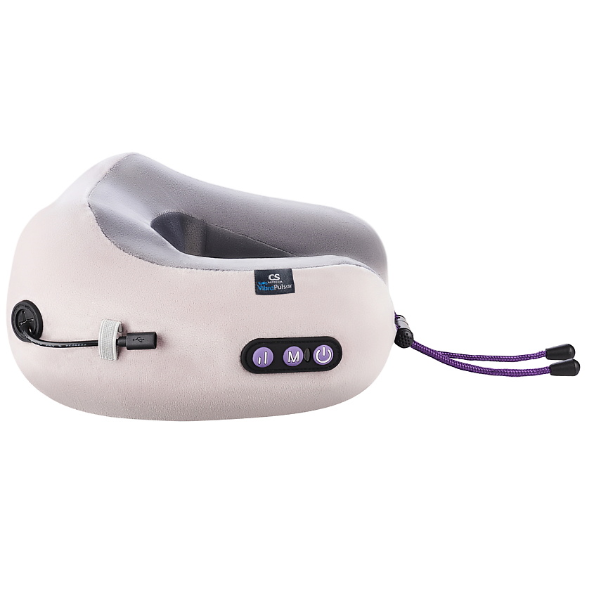 CS MEDICA Подушка массажная роликовая беспроводная для шеи VibraPulsar CS-cr4 DUAL RELAX – фото 6