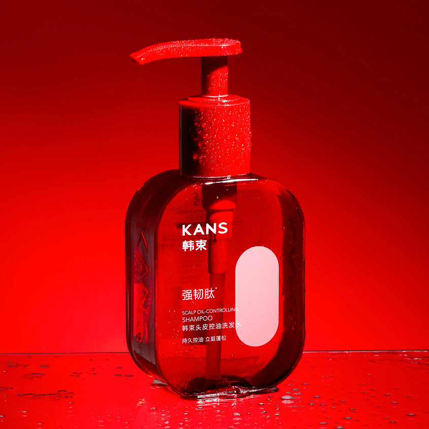 KANS Шампунь для жирной кожи головы и волос с anti-age пептидами Scalp Oil-Controlling Shampoo – фото 2
