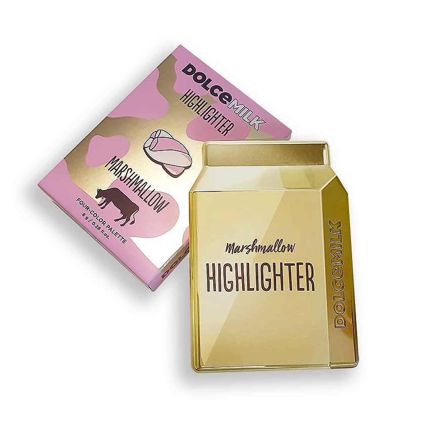 DOLCE MILK Хайлайтер мультиколор Four-Color Palette Highlighter – фото 5