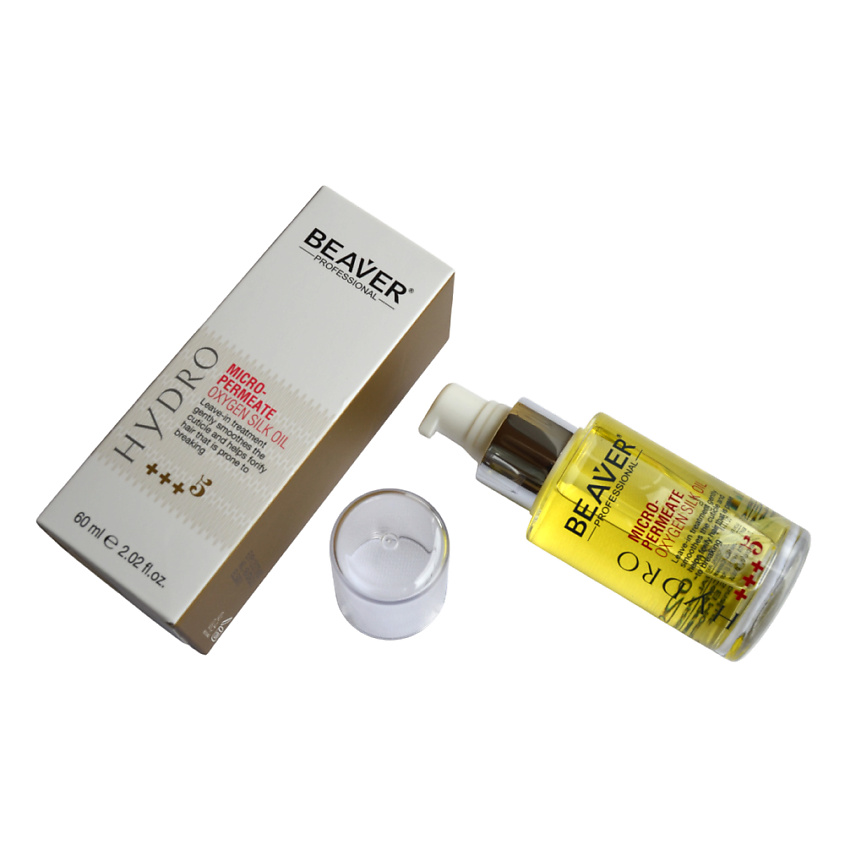 BEAVER Масло против секущихся волос Micro-Permeate Oxygen Silk Oil BEAVER PROFESSIONAL – фото 3