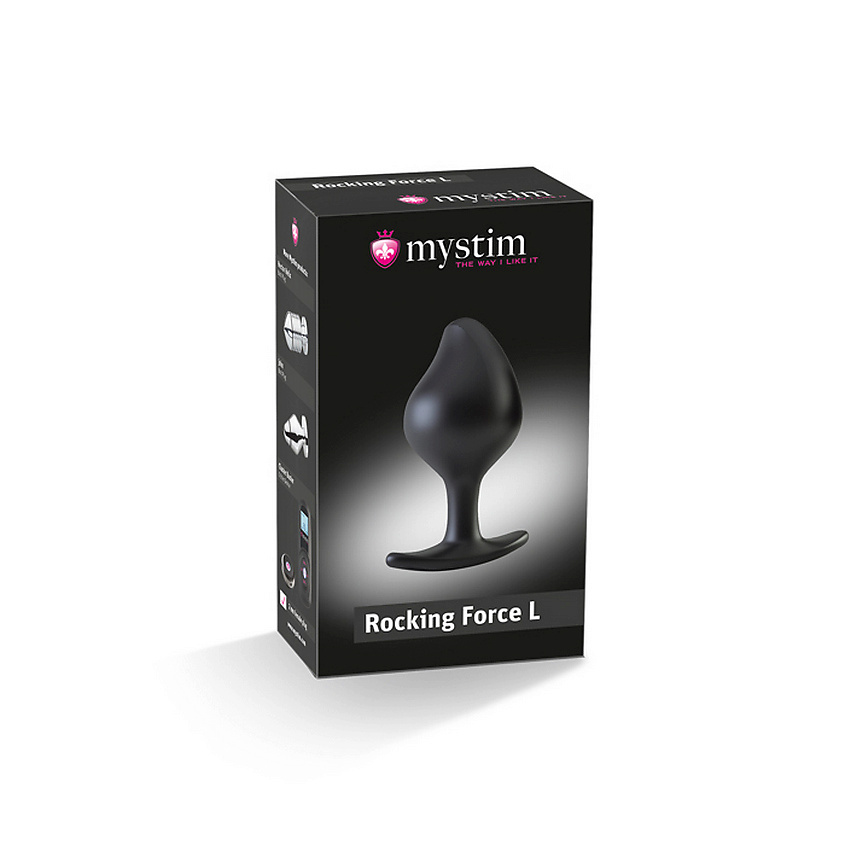 MYSTIM Анальная пробка с электростимуляцией Rocking Force L – фото 3