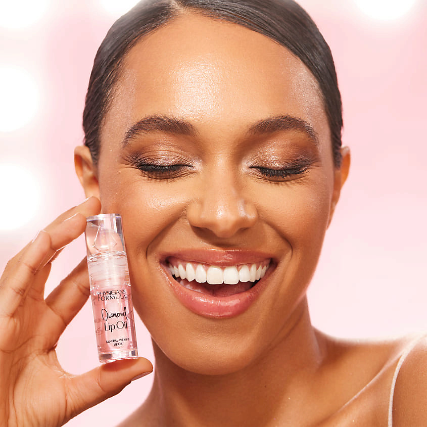 PHYSICIANS FORMULA Масло для губ Mineral Wear Diamond Lip Oil, Розовый бриллиант / Pink Diamond / прозрачный с бледно-розовым оттенком, 4,6 мл – фото 10