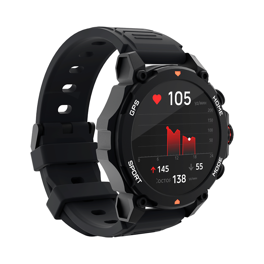 CASEGURU.RU Умные наручные смарт-часы CGWatch Force 2, фитнес-браслет для женщин и мужчин – фото 5