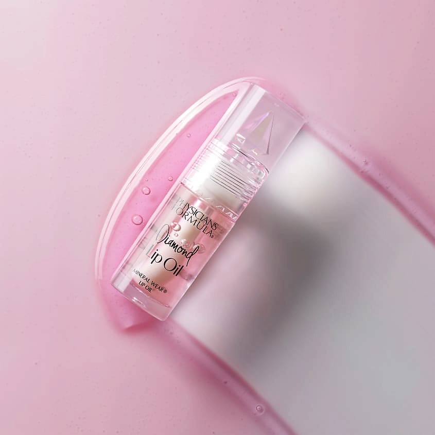 PHYSICIANS FORMULA Масло для губ Mineral Wear Diamond Lip Oil, Розовый бриллиант / Pink Diamond / прозрачный с бледно-розовым оттенком, 4,6 мл – фото 15