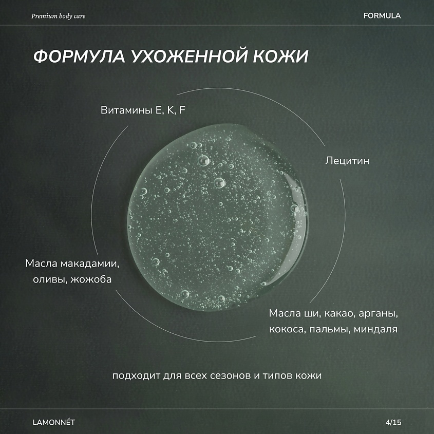 LAMONNET Жидкое мыло для рук и тела парфюмированное. Черная роза Баккара – фото 5