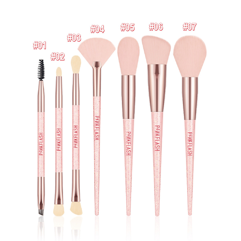 PINK FLASH Кисть скошенная для контуринга "Contour brush" – фото 3