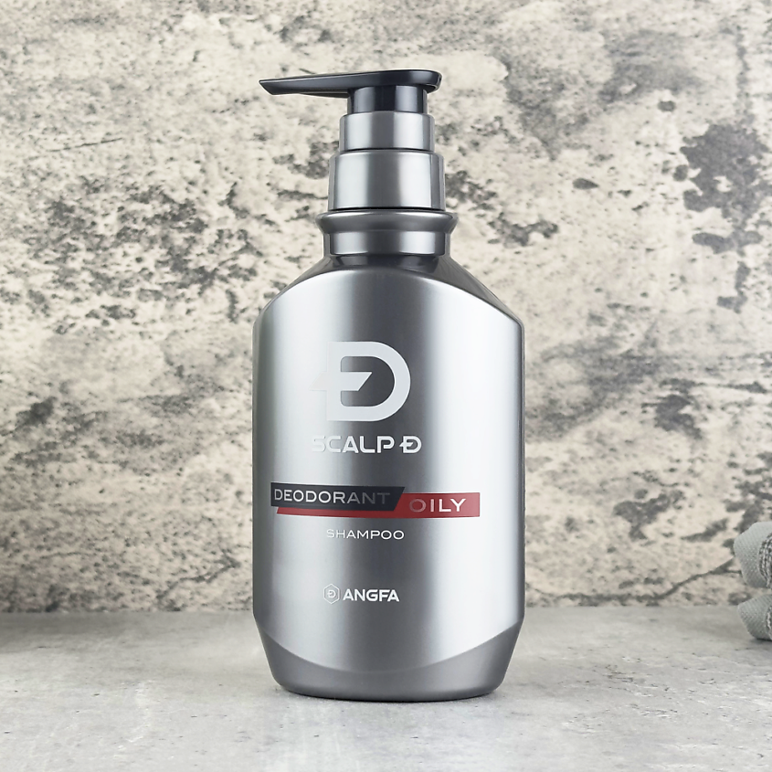 ANGFA Мужской японский шампунь для глубокой очистки волос «Scalp D DEODORANT OILY shampoo» – фото 2