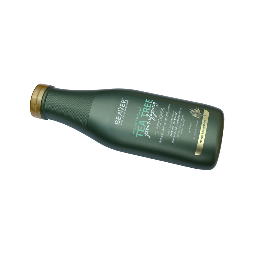 BEAVER Кондиционер Tea Tree purifying Conditioner, для кожи головы склонной к сухости и перхоти, 730 мл – фото 2