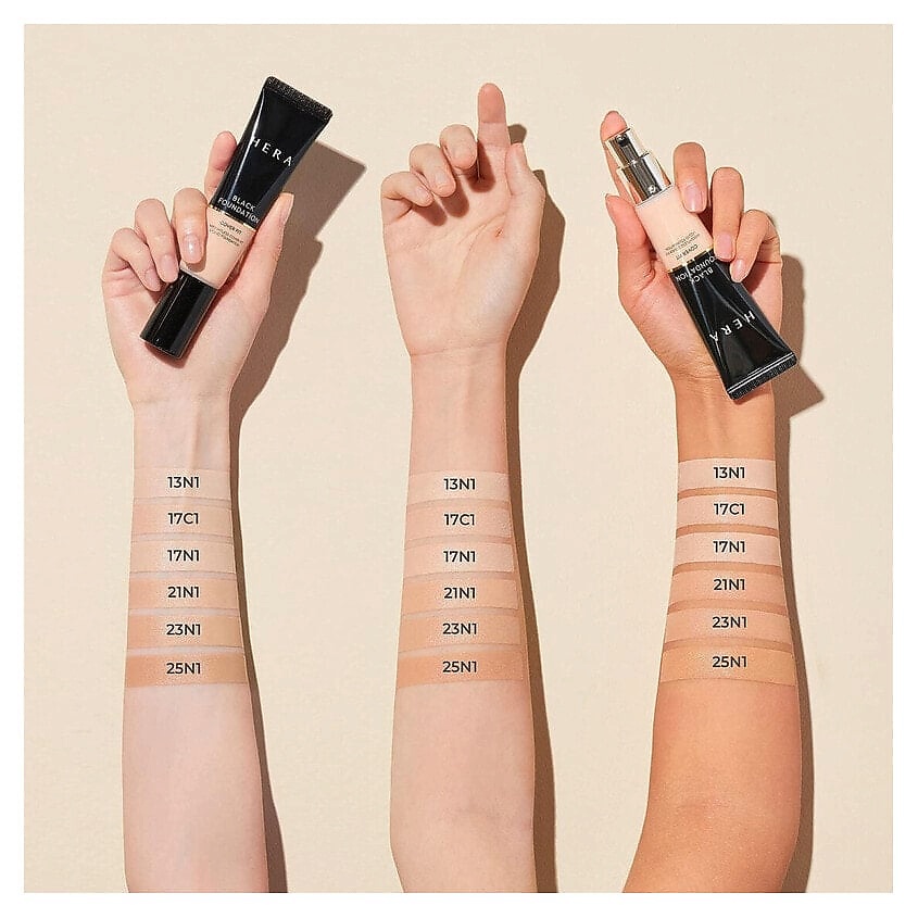 HERA Набор: Black Cushion Foundation + Рефилл + Миниатюры Black Foundation – фото 2
