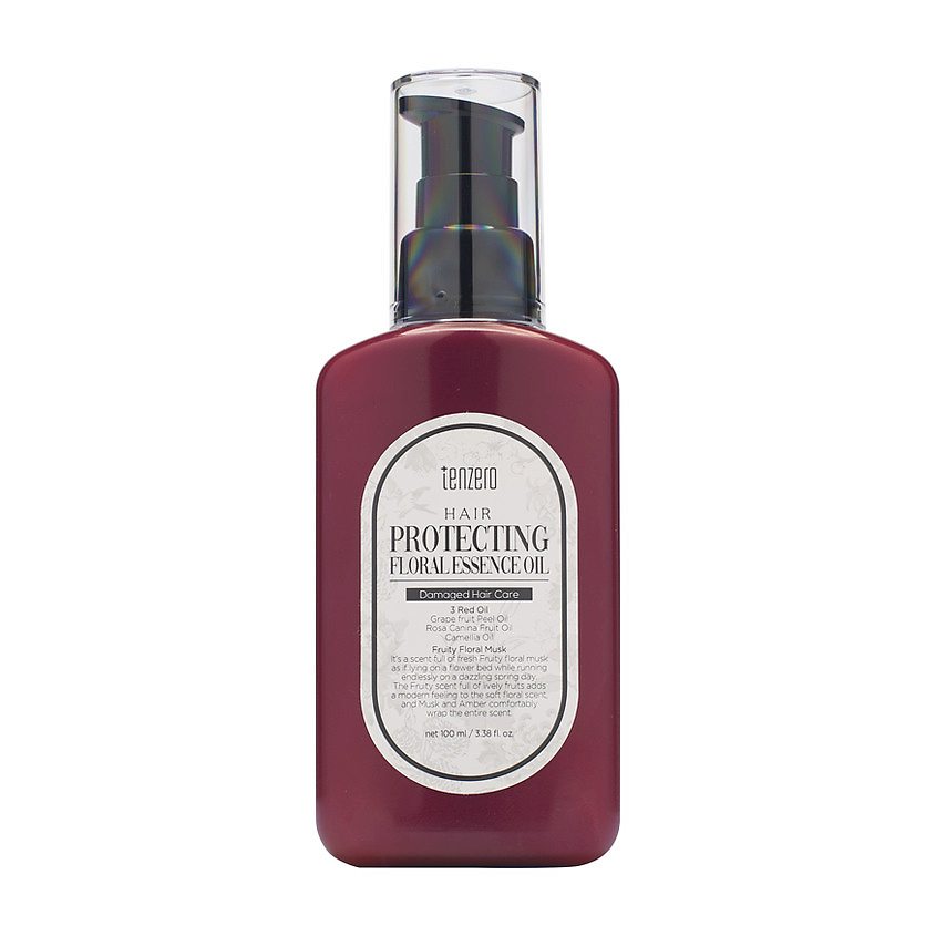TENZERO Масло с цветочной эссенцией для защиты волос от повреждений Hair Protecting – фото 1