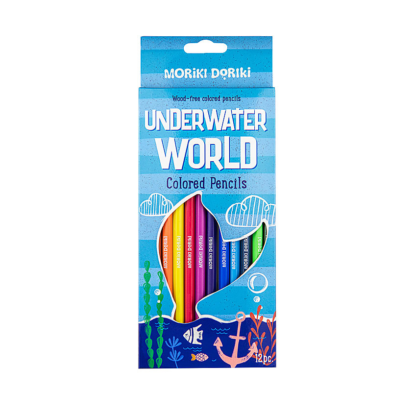 MORIKI DORIKI Цветные карандаши  UNDERWATER WORLD – фото 2
