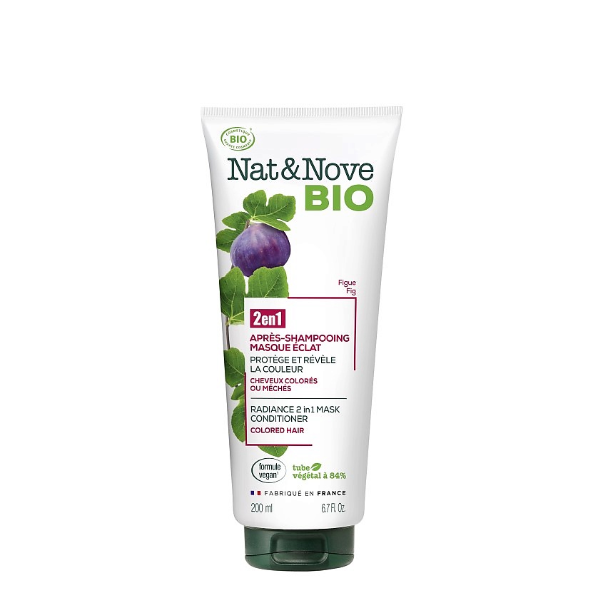 KERANOVE Маска-кондиционер 2 в 1 для окрашенных волос Инжир Nat & Nove Bio Mask Conditioner – фото 2