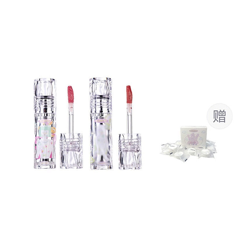 FLORTTE Набор блесков для губ Girl's World Non-Stick Cup Lip Lacquer – фото 1