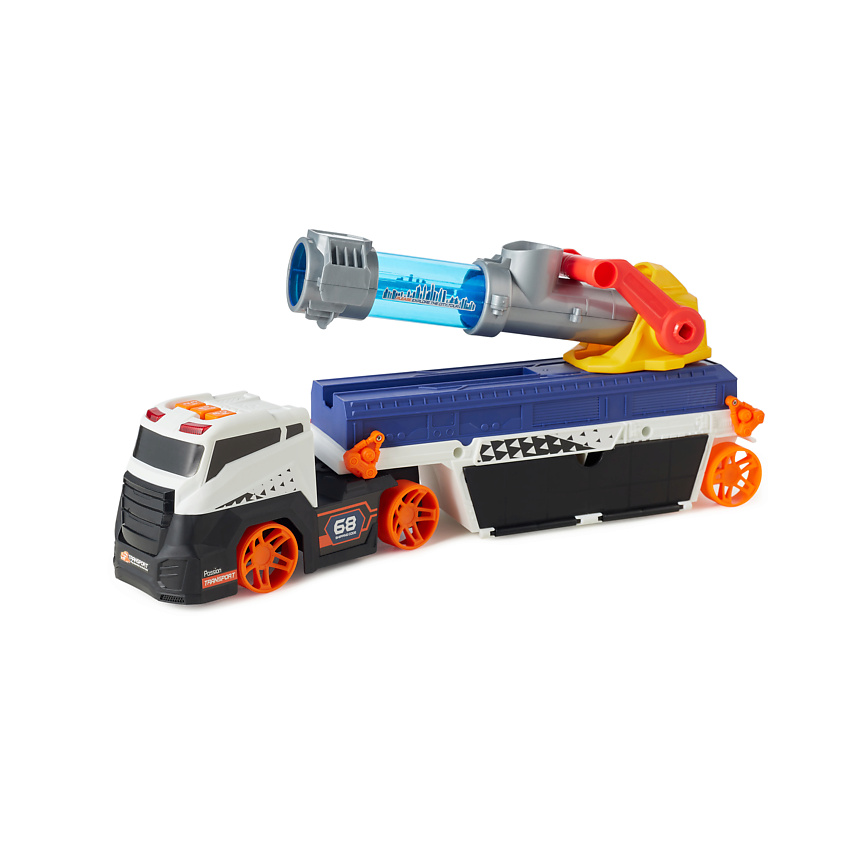 HAPPY BABY Игрушка грузовик с пушкой и машинками CANNON TRUCK – фото 1