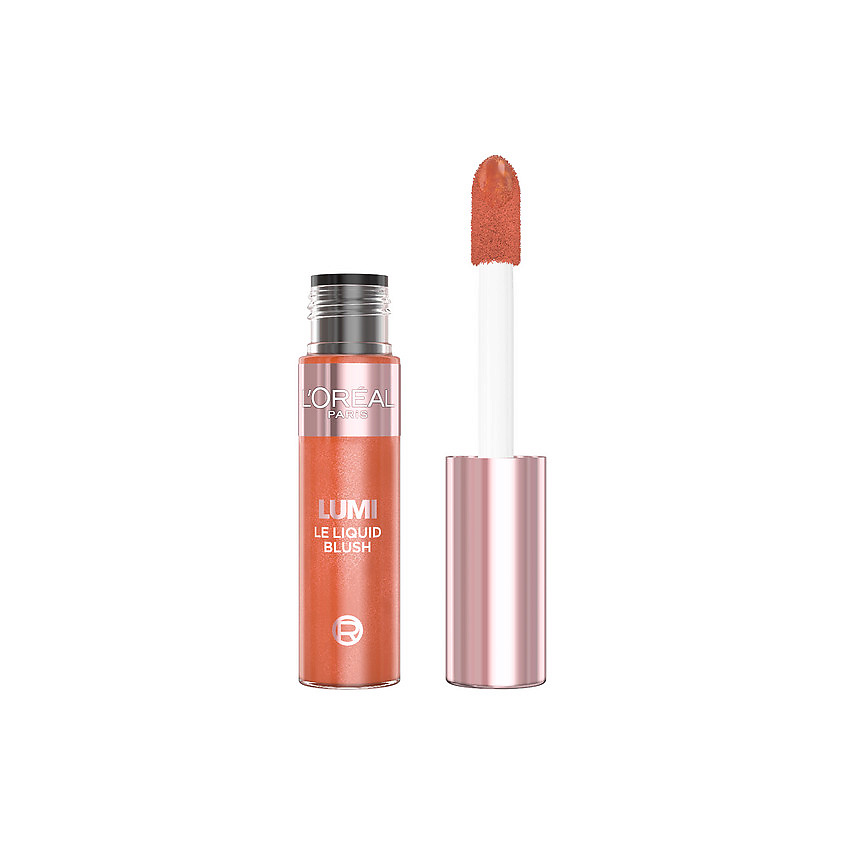 L'ORÉAL PARIS Жидкие румяна для лица Lumi, № 627 Glowy Warm Peach, 10 мл – фото 1