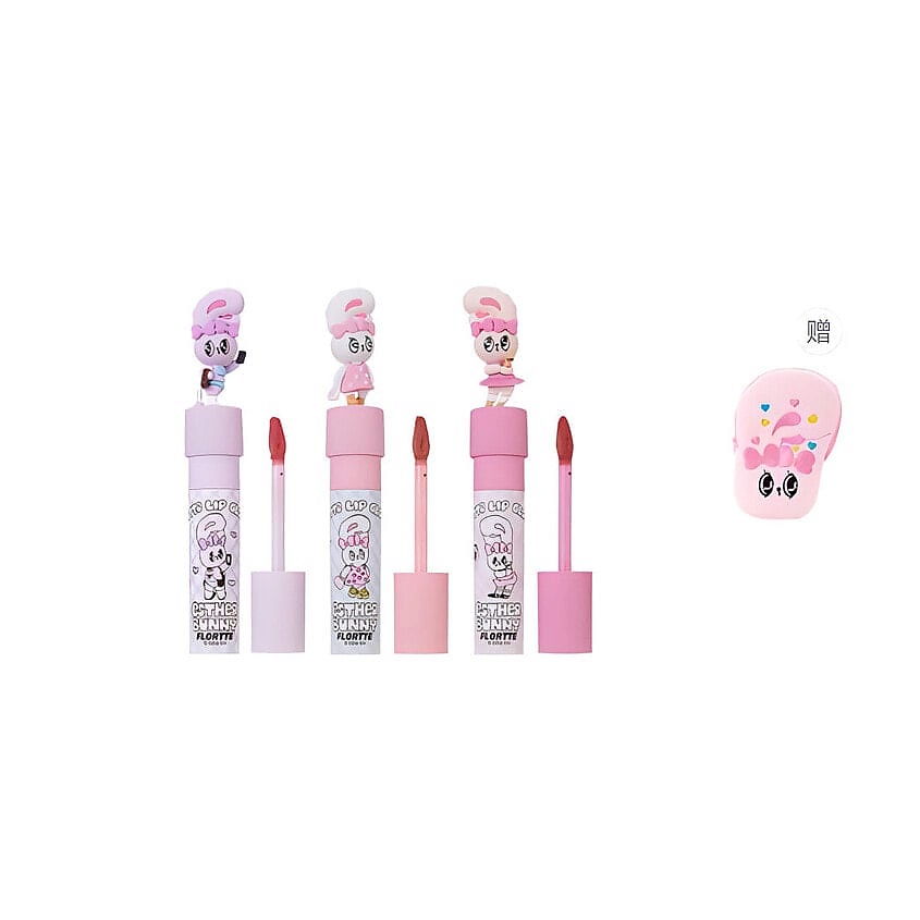 FLORTTE Набор Flortte × Esther Bunny Creamy Lip Cream – фото 1