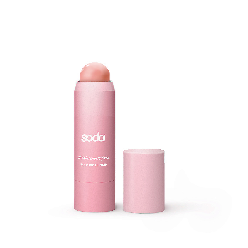 SODA Румяна в стике LIP & CHEEK GEL BLUSH #dabitonyourface, 102 FINGERS CROSSED, 6 г – фото 2