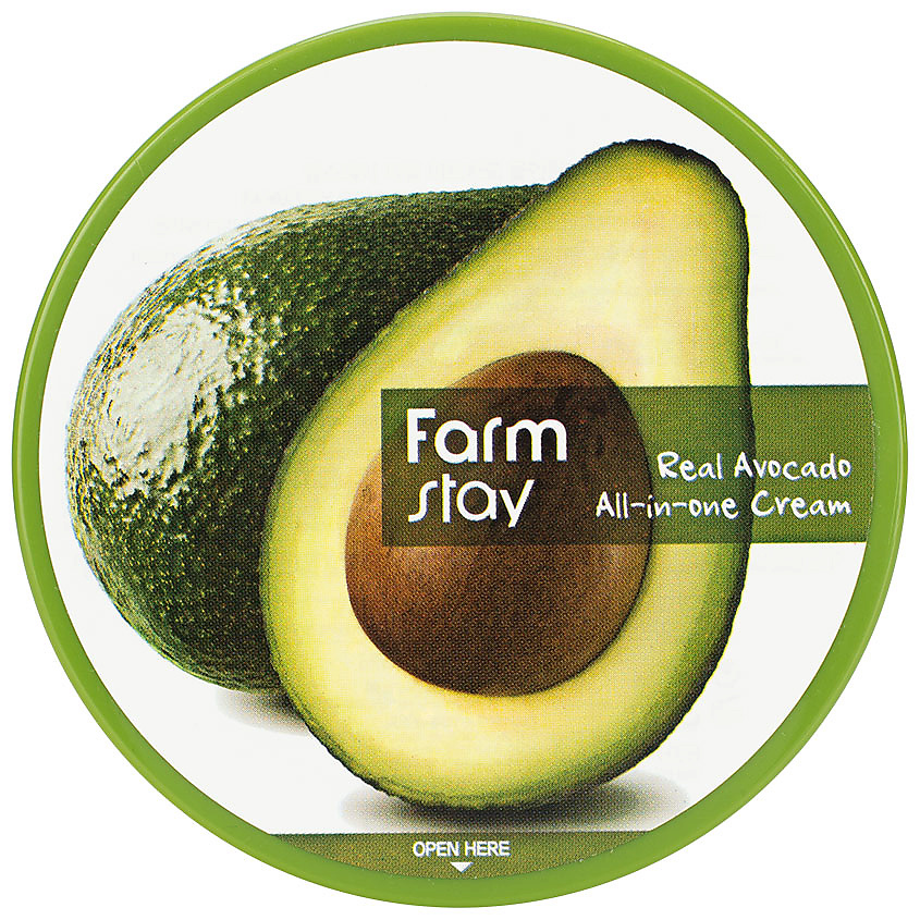 FARMSTAY Крем для лица и тела антивозрастной с экстрактом авокадо Real Avocado All-In-One Cream – фото 1