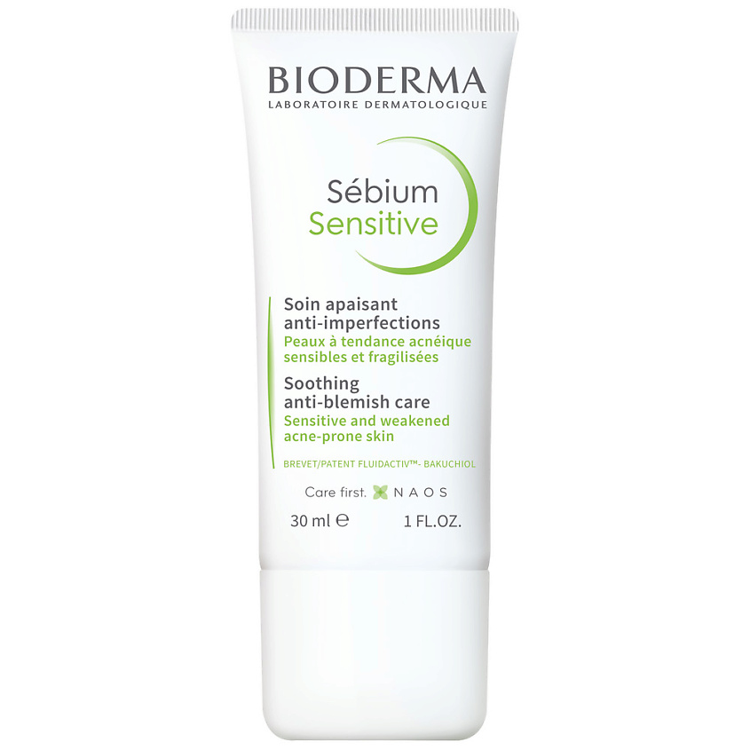 BIODERMA Увлажняющий, успокаивающий крем для проблемной кожи лица Sebium Sensitive – фото 1