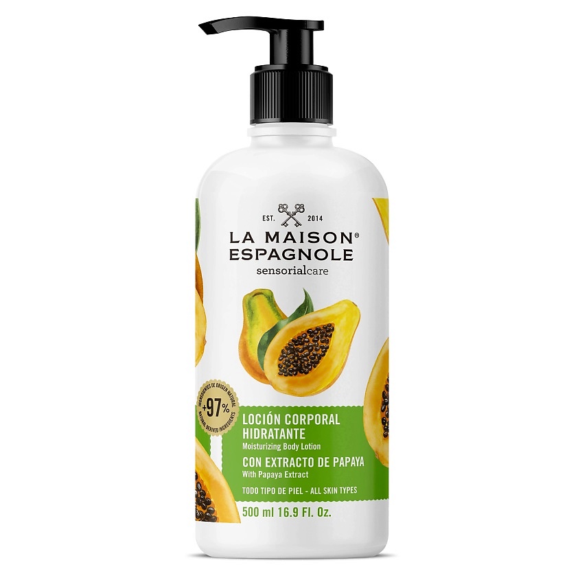 LA MAISON ESPAGNOLE Лосьон для тела увлажняющий "Папайя" Sensorialcare Moisturizing Body Lotion – фото 1