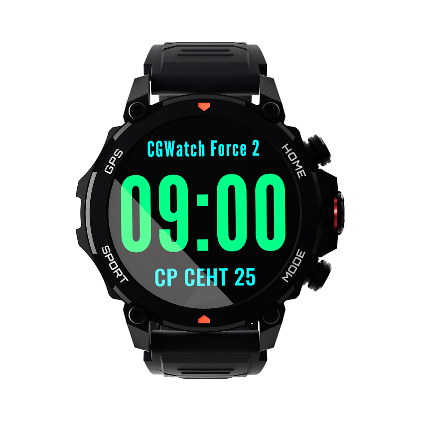 CASEGURU.RU Умные наручные смарт-часы CGWatch Force 2, фитнес-браслет для женщин и мужчин – фото 1