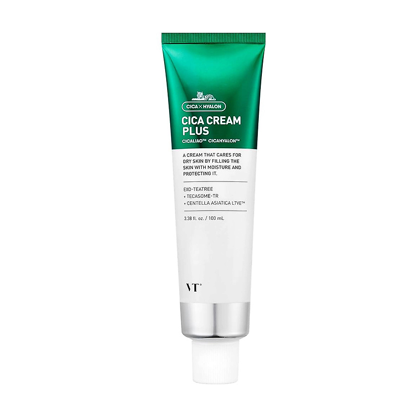 VT COSMETICS Крем-гель для чувствительной кожи успокаивающий с центеллой Cica Cream Plus – фото 1