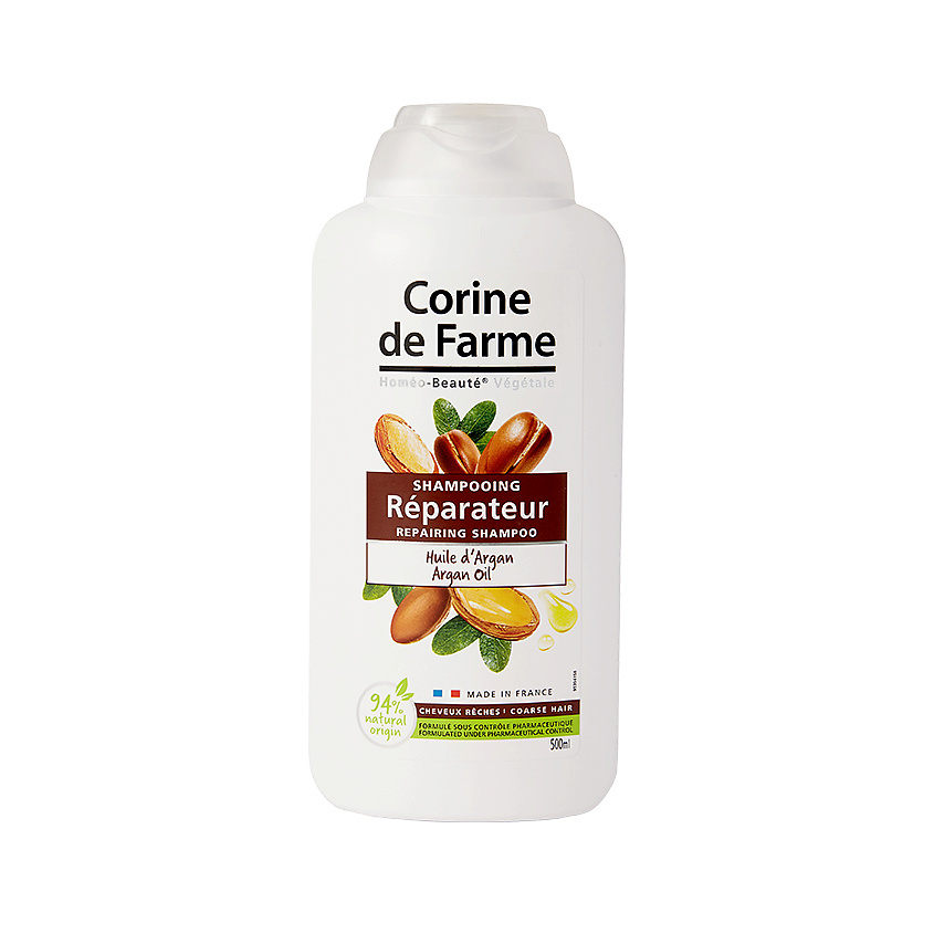 CORINE DE FARME Шампунь восстанавливающий с Аргановым Маслом Shampoo Repairing Argan Oil – фото 1
